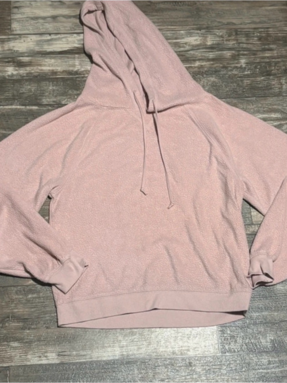 SO Light Pink Hooded Pullover Sweatshirt